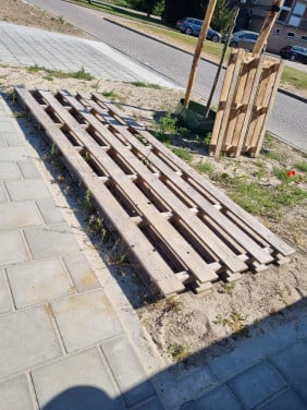 Pallet hout Gratis