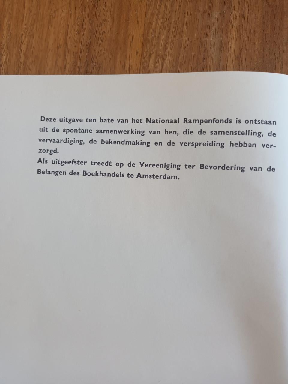 De Ramp (1953) mét kaart en gratis extra boek