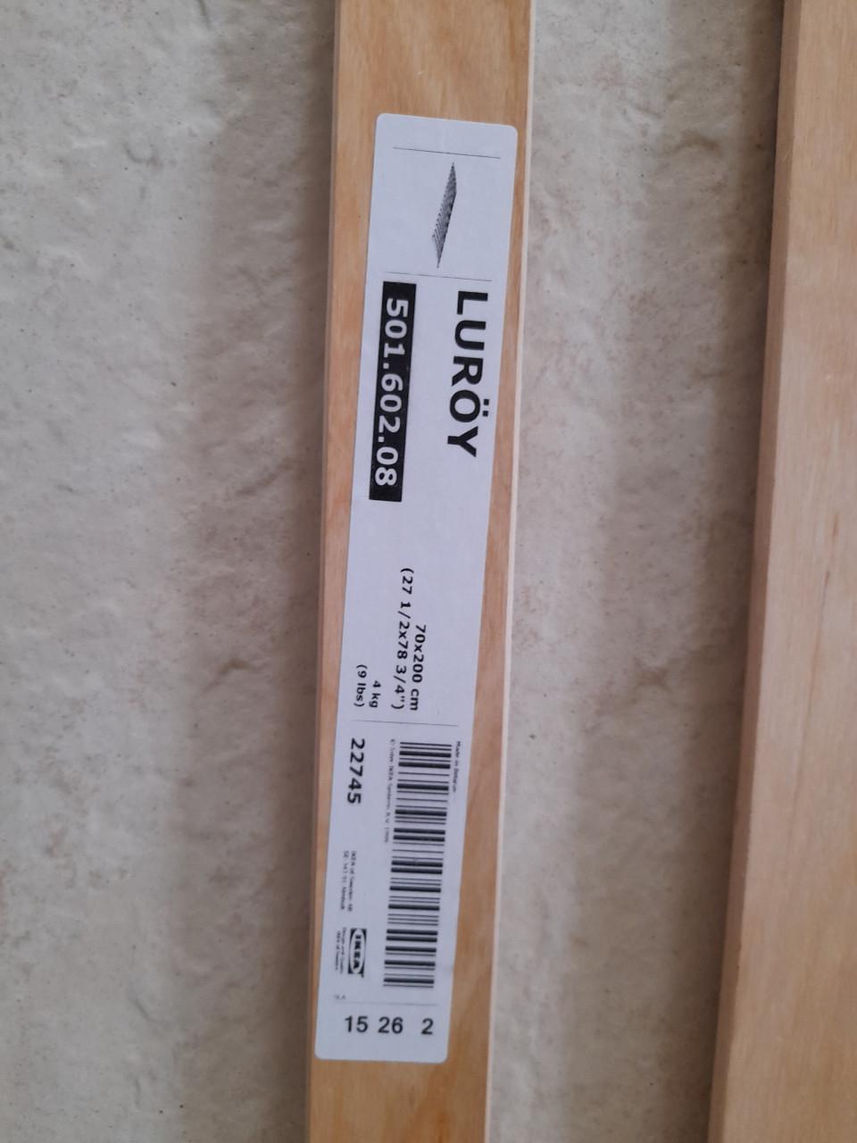 2 x 70 x 200 lattenbodems (in goede nette staat )