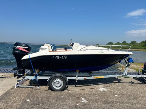 Tk -Quicksilver 425 Commander met Mercury 50PK buitenboordmotor – Zeer net