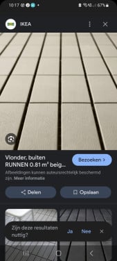 Balkontegels kunsstof