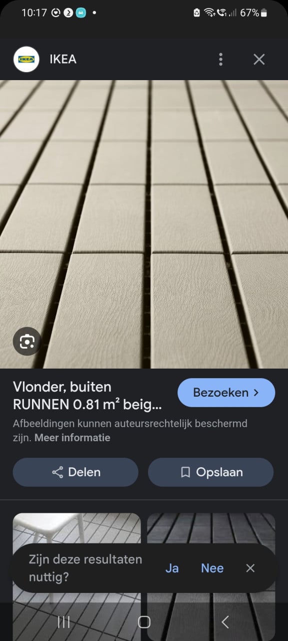Balkontegels kunsstof