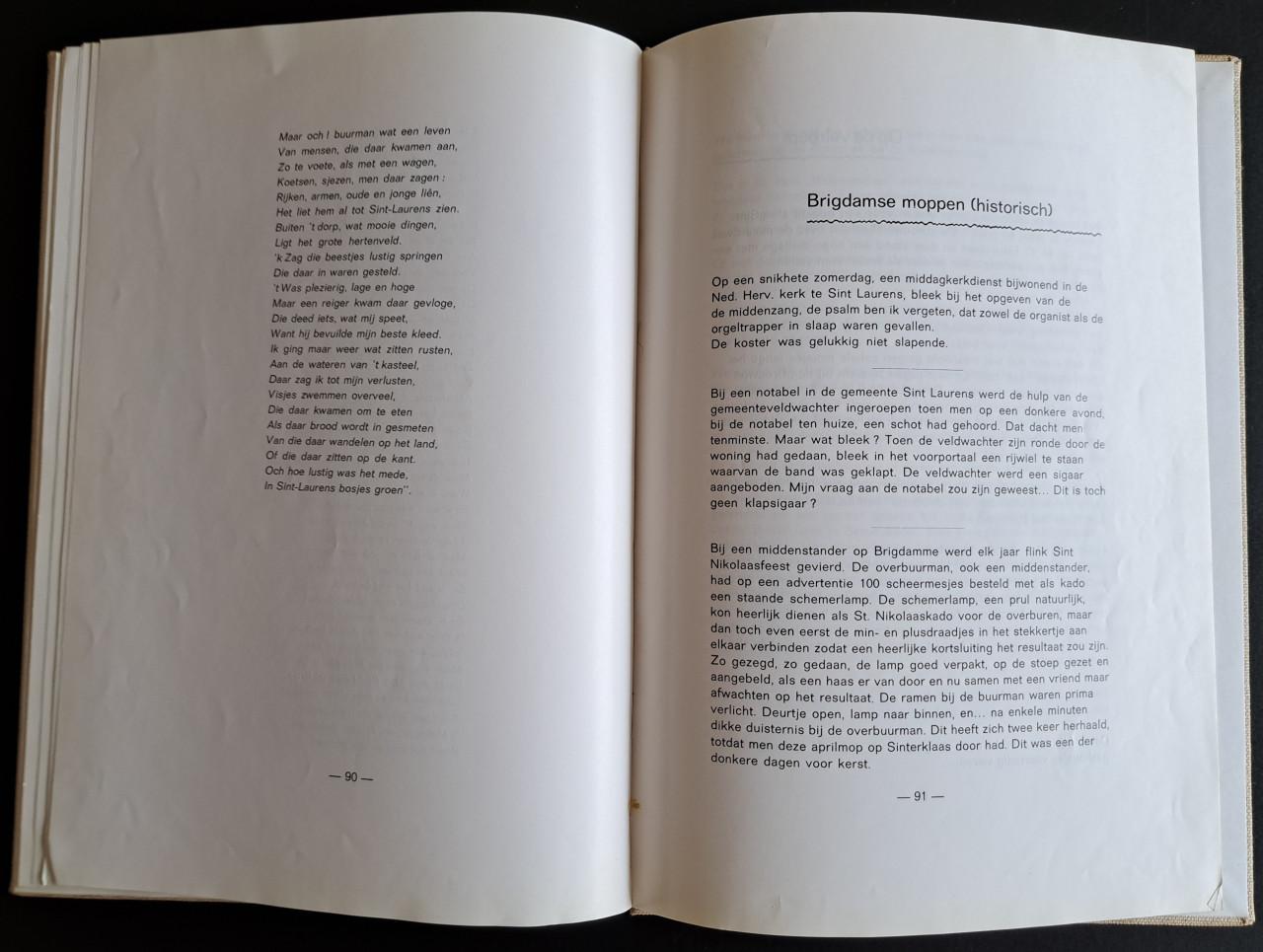 SINT LAURENS EN BRIGDAMME - H v Langevelde - WA Verbeek - 1974