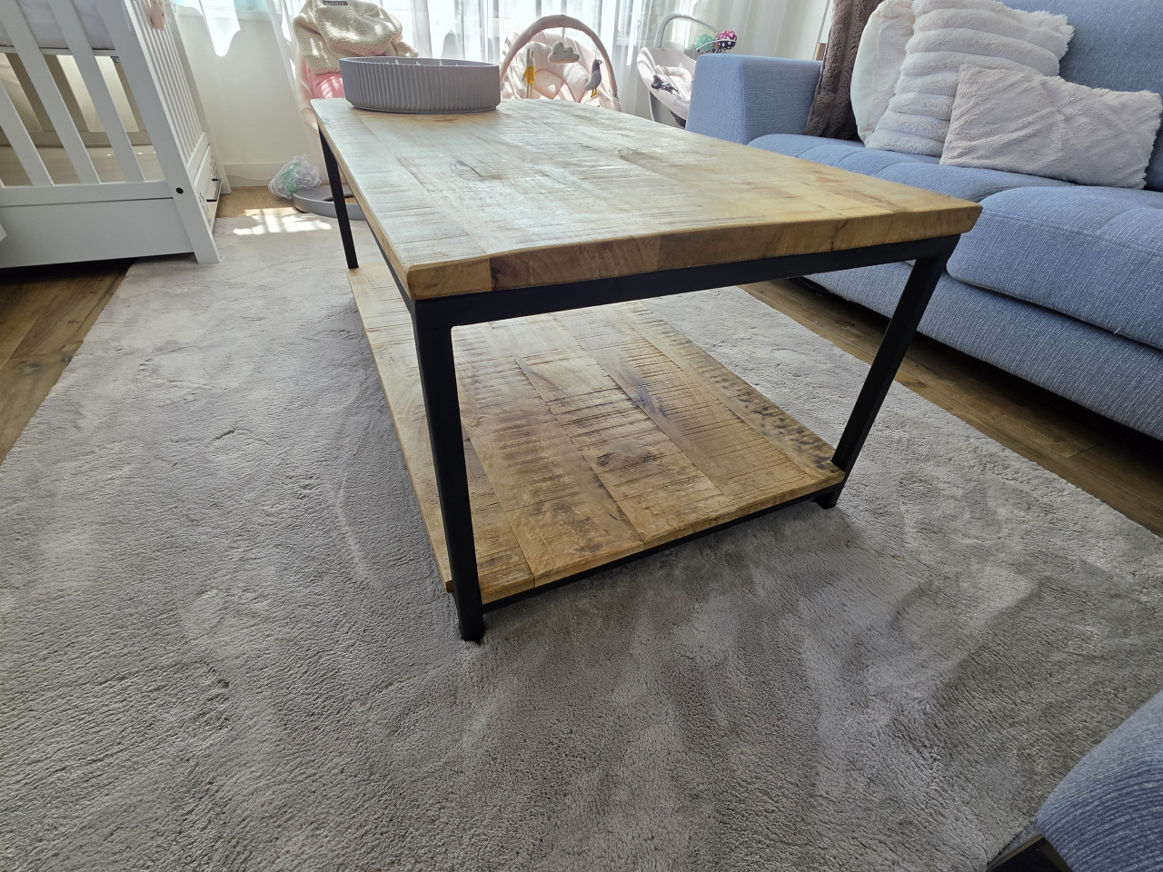 Industriële salontafel