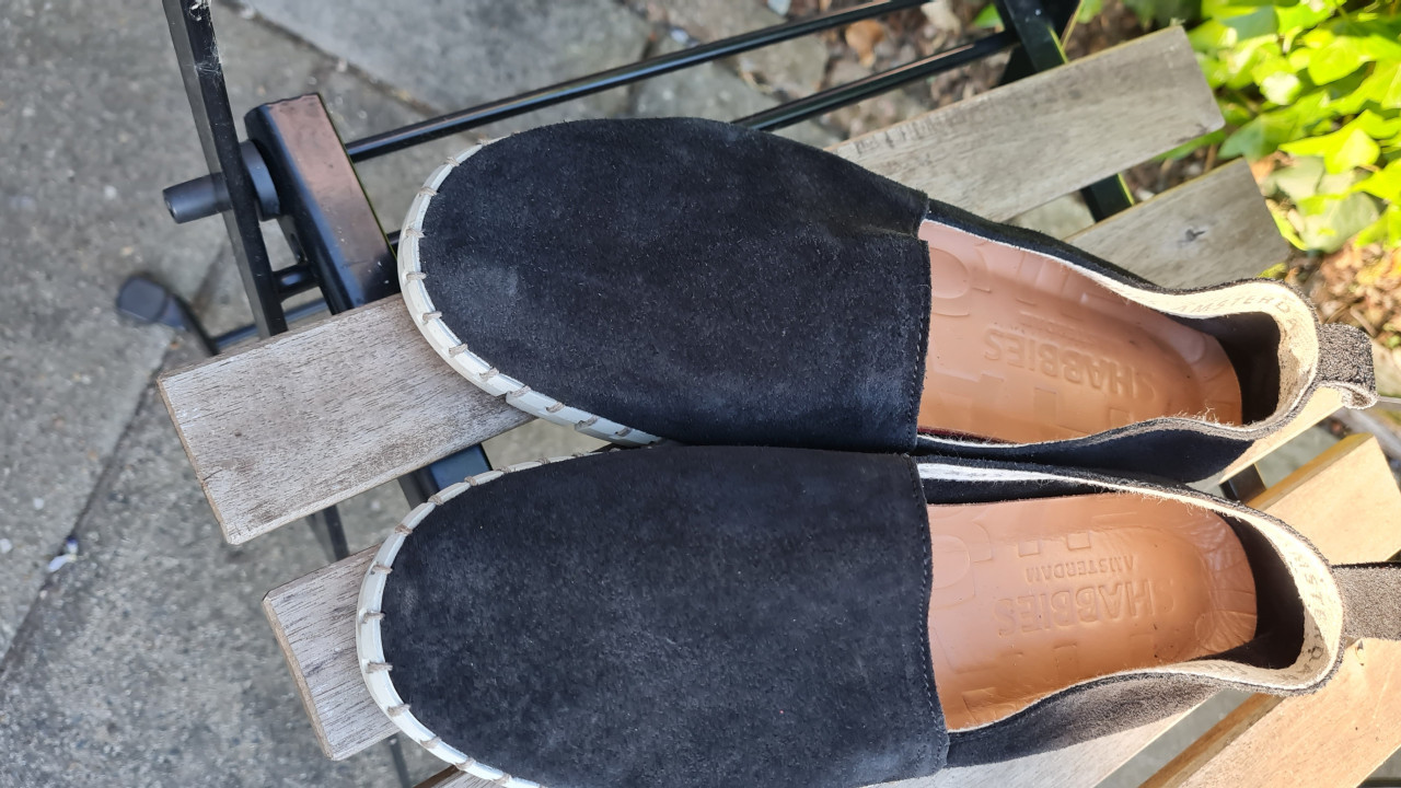 Shabbies espadrilles zwart