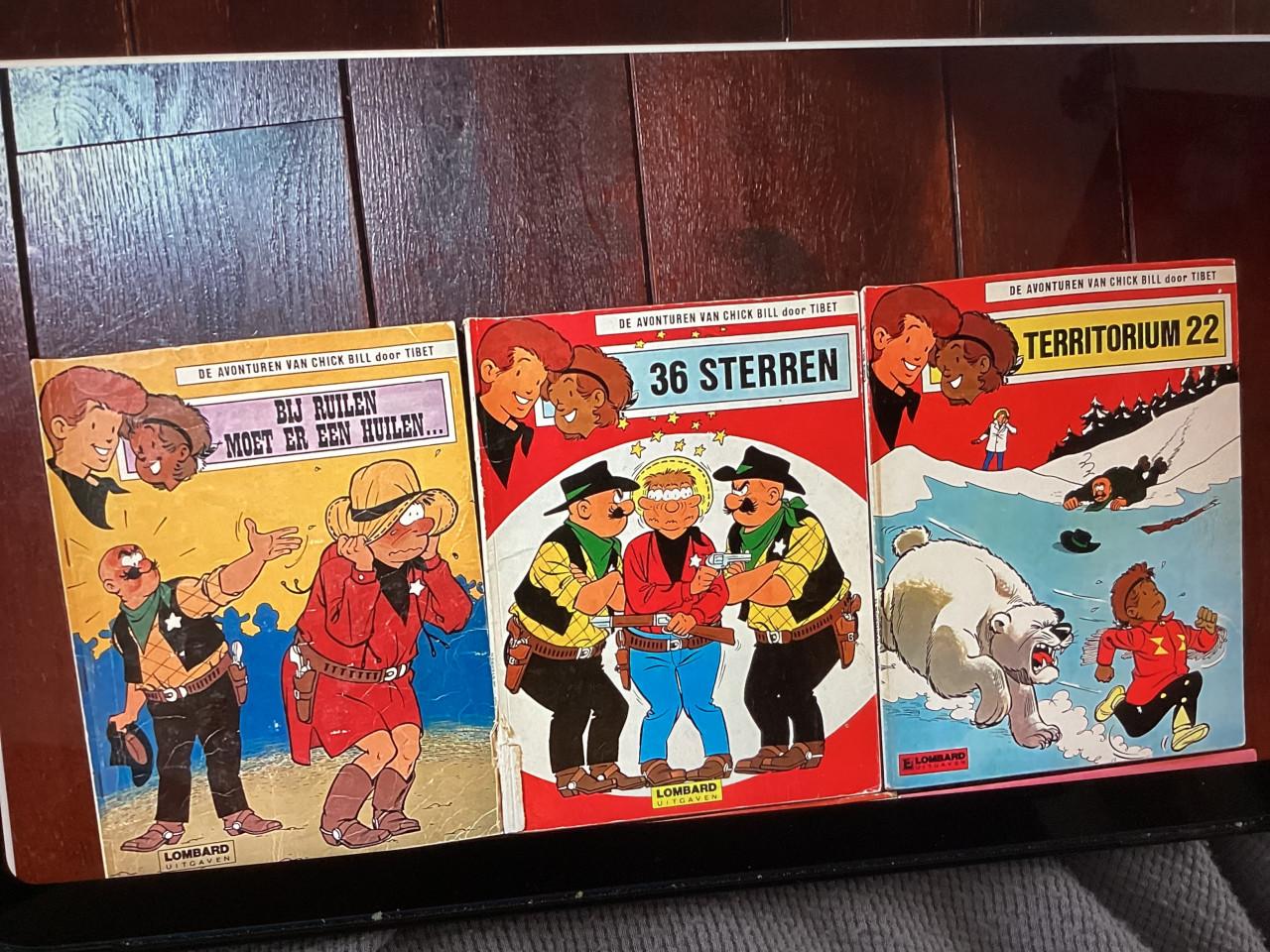 Heel veel verschillende stripboeken. Kuifje. Michel Vaillant.  Rik Ringers.