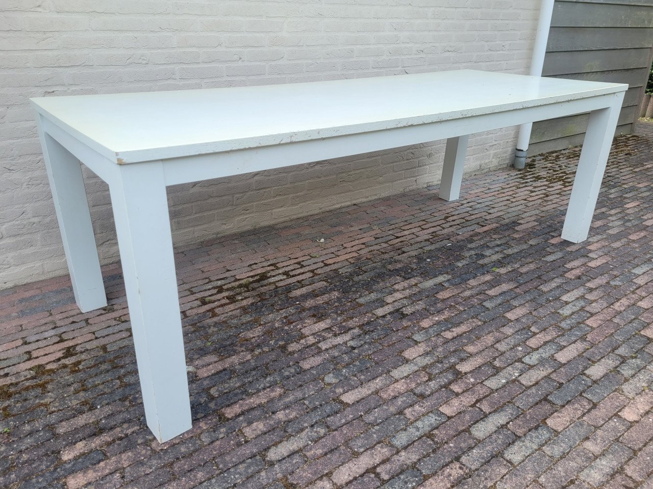 Houten tuintafel, 230x90 cm.