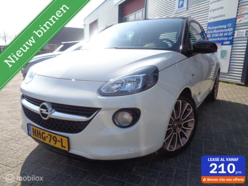 Opel Adam 1.4 74kw glam/airco/pdc/17'' lm velgen/bi color/half leer/special