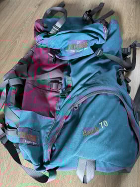 Rugtassen 45 liter en 70 liter