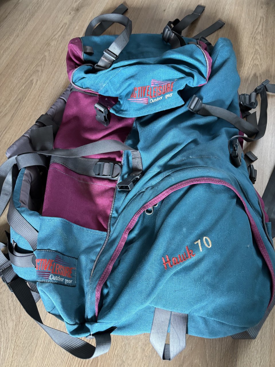 Rugtassen 45 liter en 70 liter