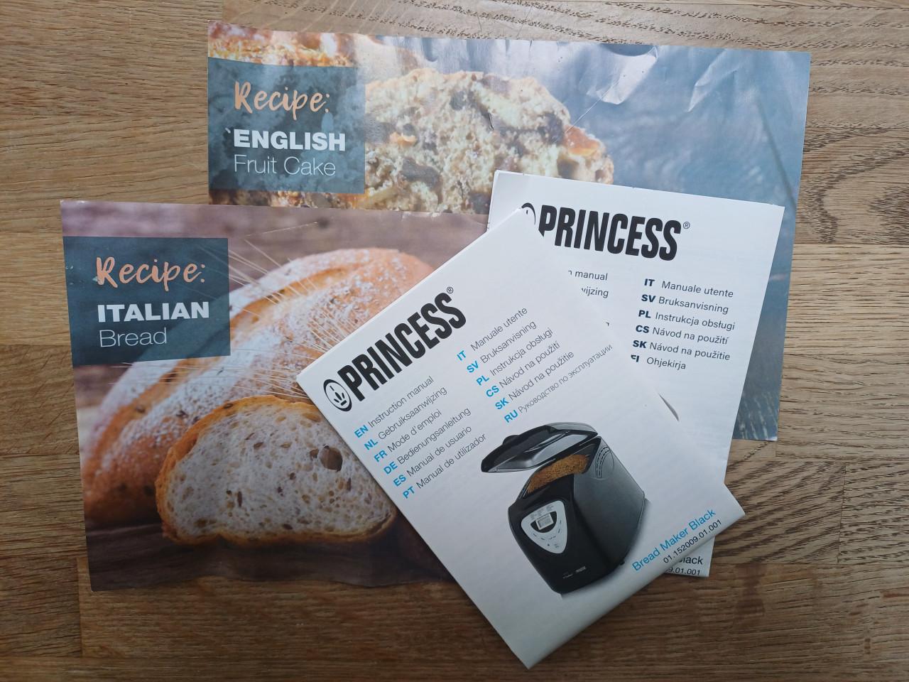 Meerdere onderdelen Princess broodbakmachine La Panetteria