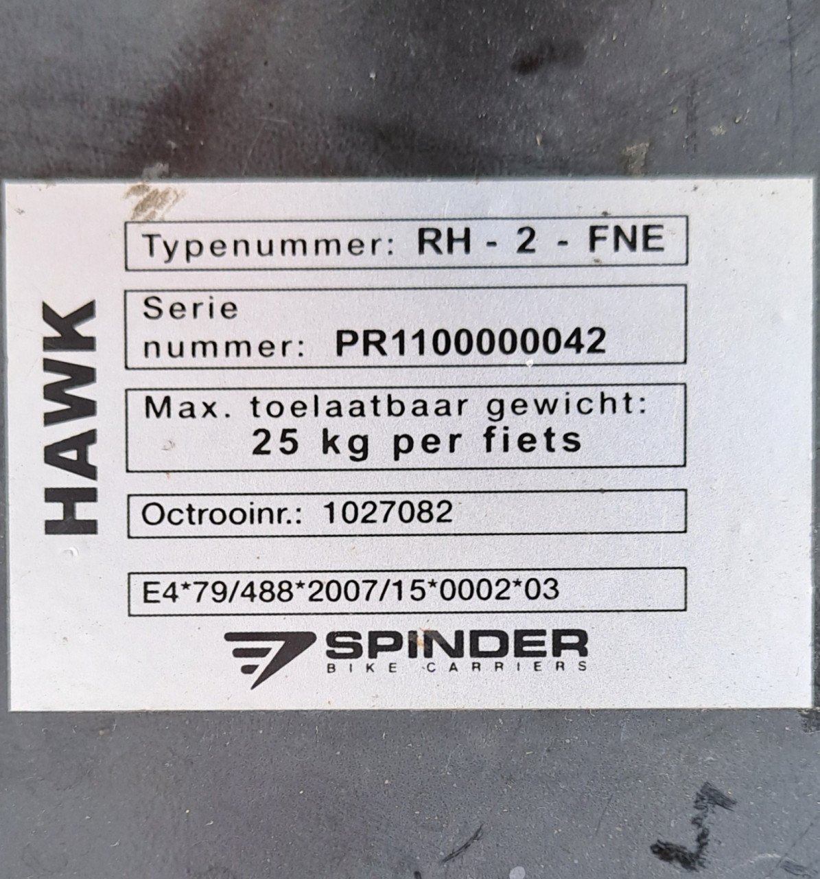 Spinder Hawk