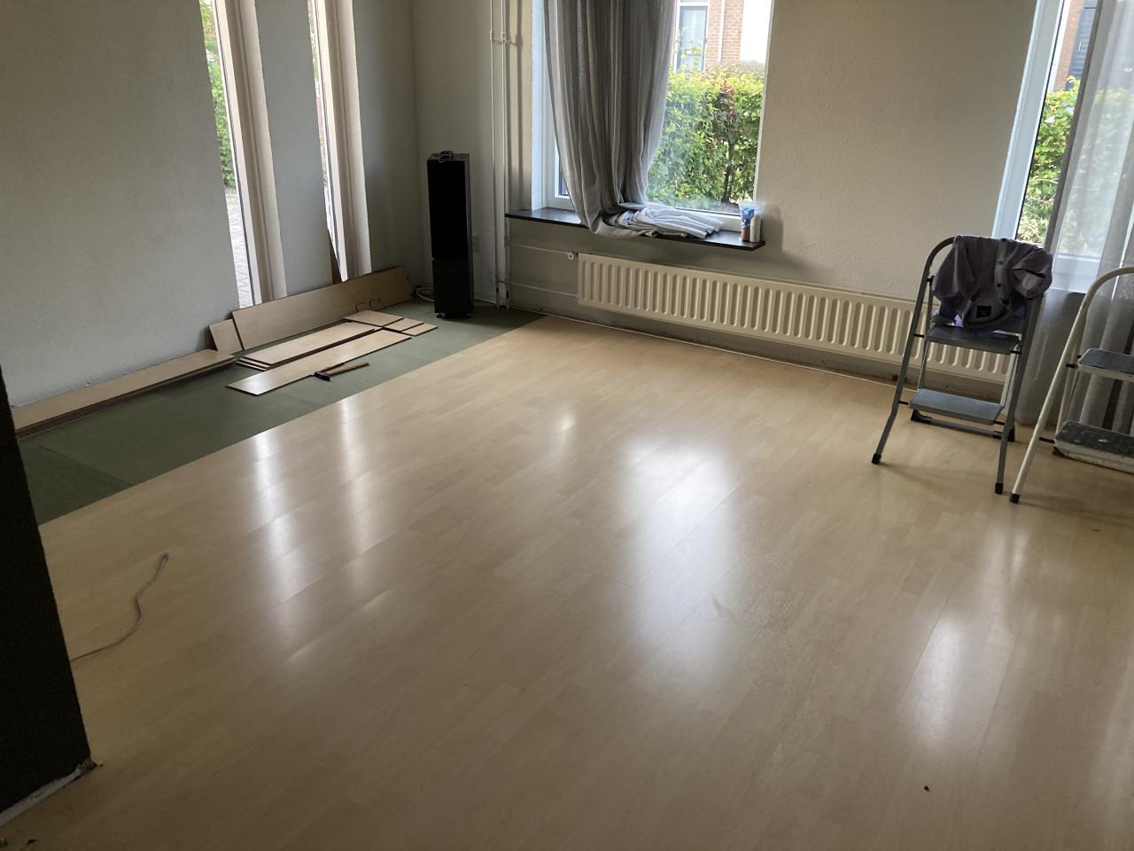 Laminaat essen + ondervloer