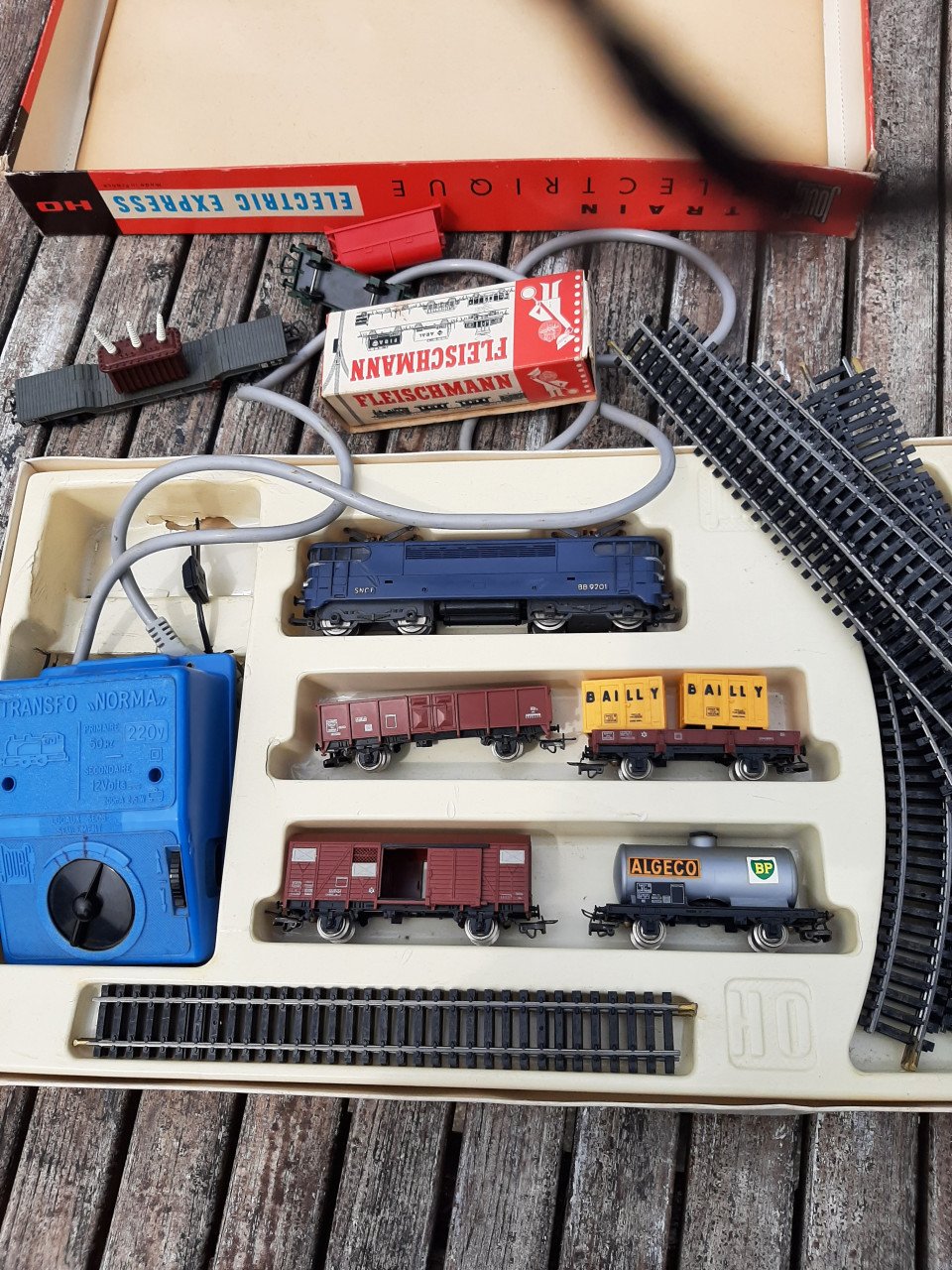 Treinset in doos