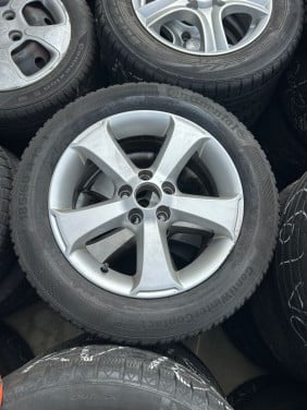 VW ALUMINIUM VELGEN MET CONTINENTAL ALL SEASON BANDEN