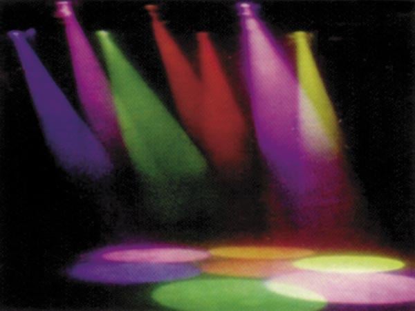 4 X DMX kleuren lamp met controller
