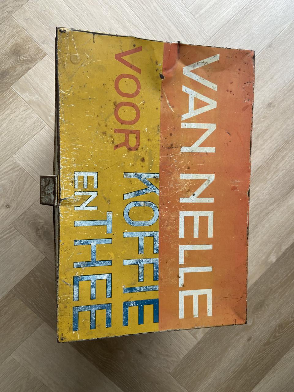 Van Nelle koffie en thee blik.