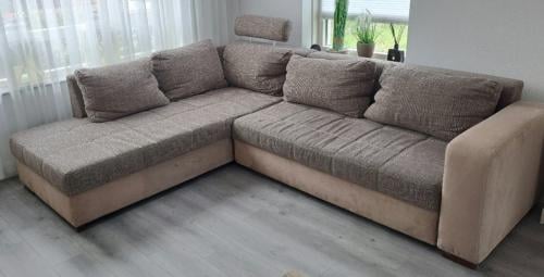 Hoek.slaapbank toupe