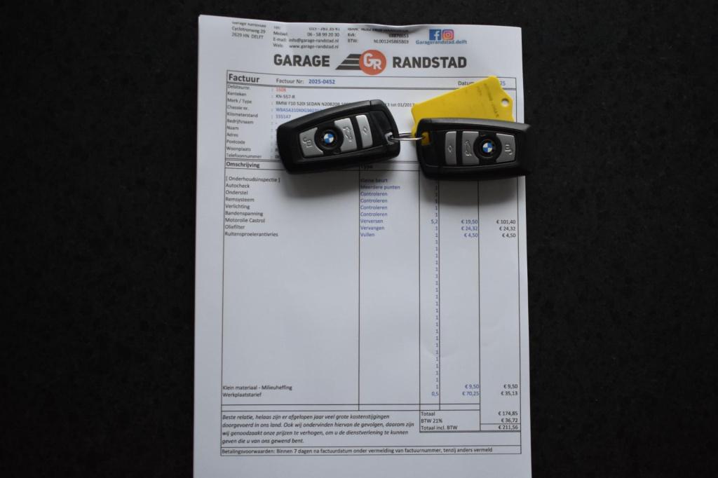 BMW 5 Serie 520i m sport | schuifdak | camera | leder | nap | adapt. cruise