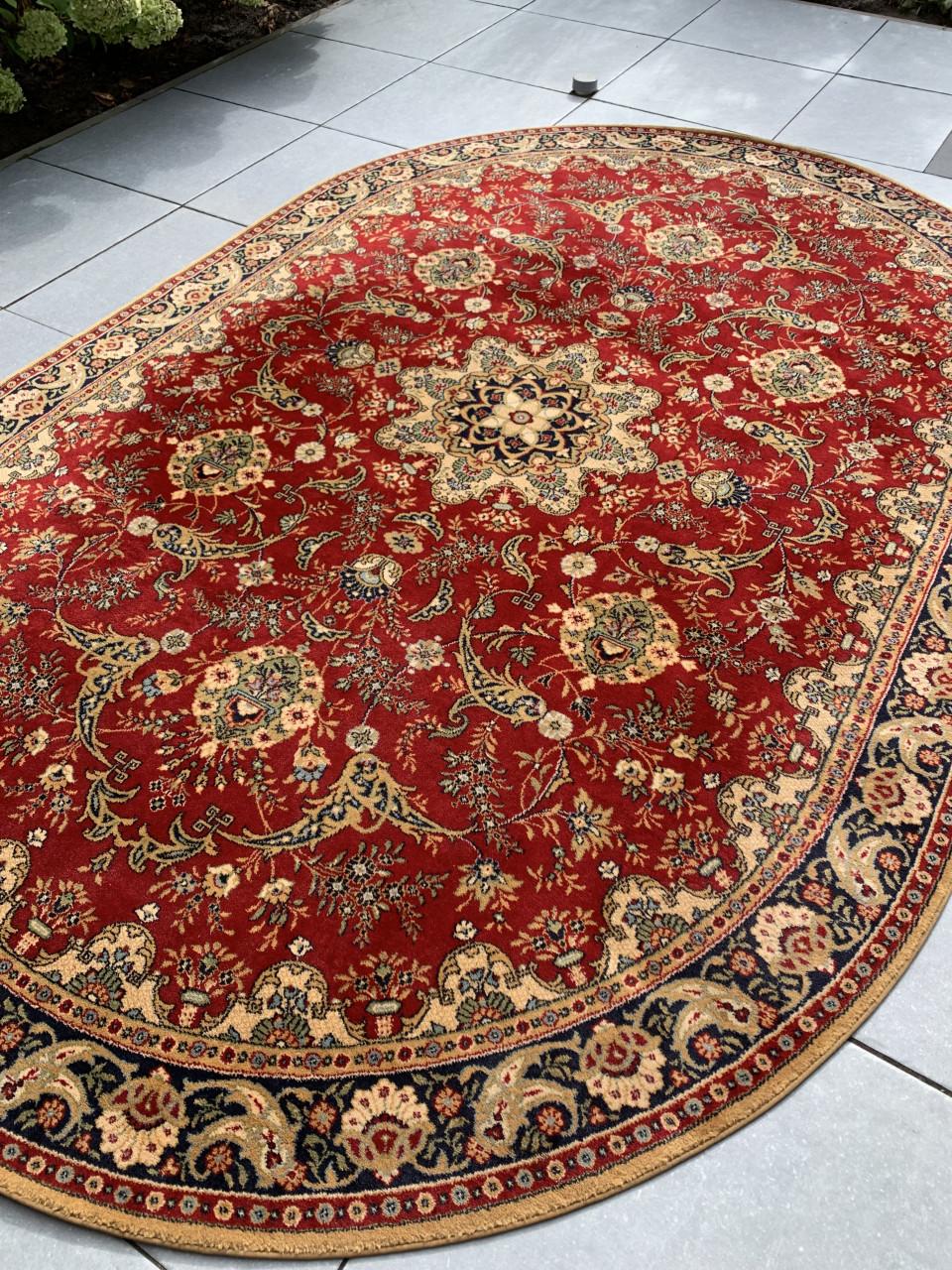 ❣️Prachtig Sfeervol Ovaal Vintage Vloerkleed Louis de Poortere❣️