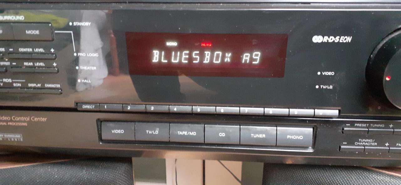 Versterker  sony met vintage speakers 3 way system