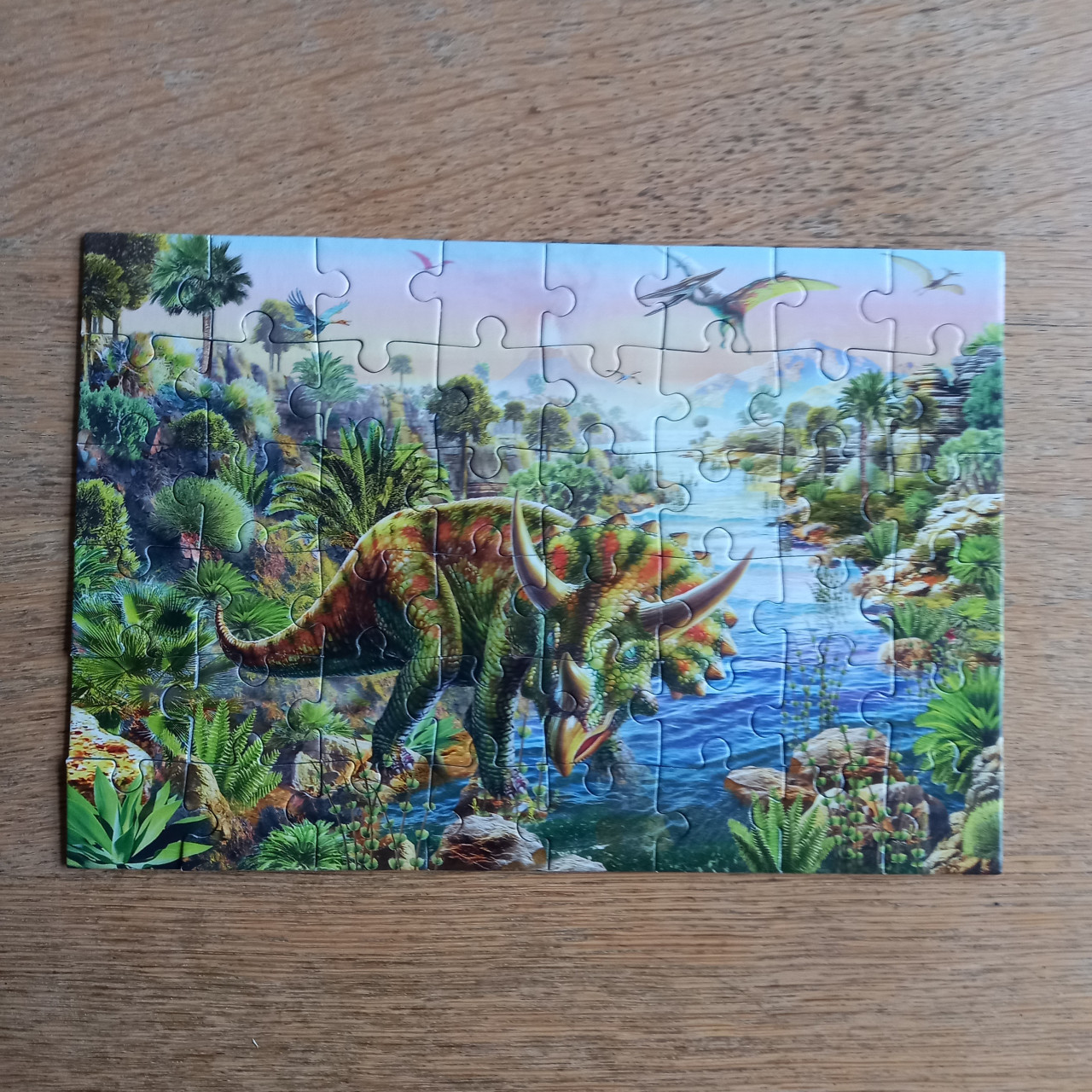 Puzzels dino's 3 × 48 stukjes