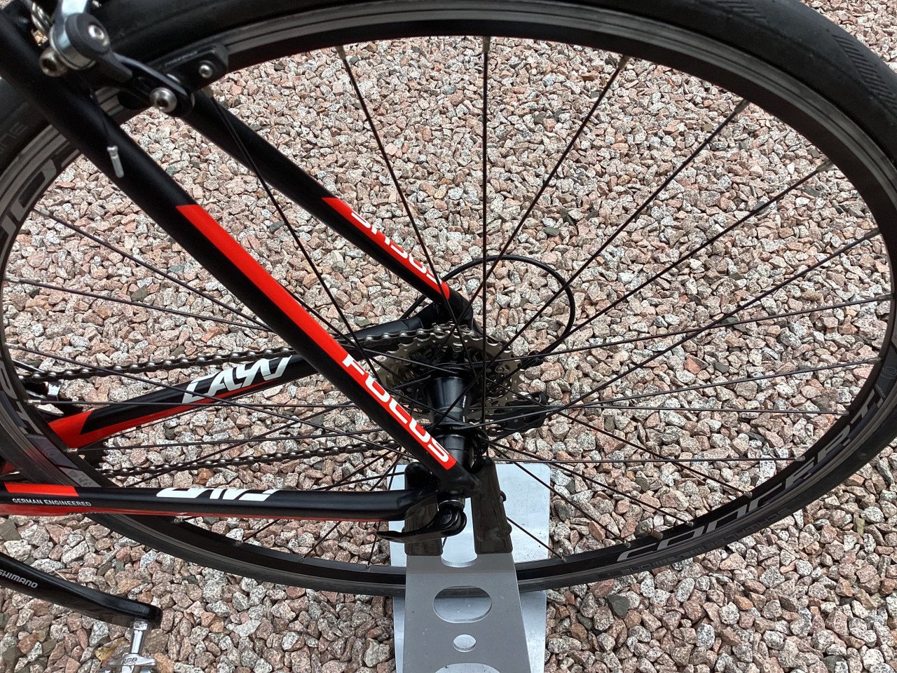Nette Racefiets Focus Cayo XL, 60 cm, c/t aluminium frame, carbon voorvork.