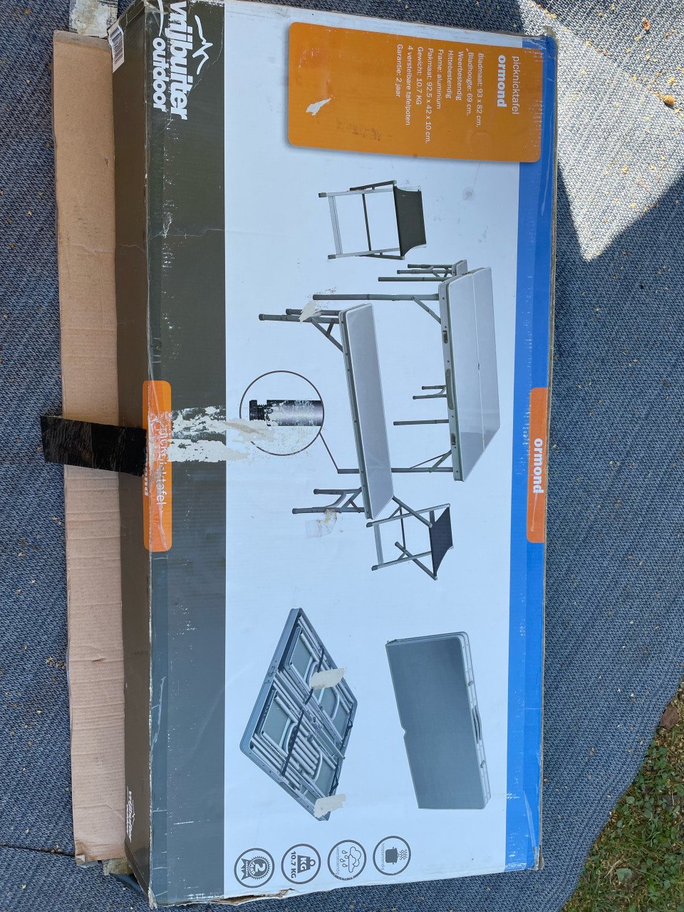 Picknicktafel kamperen - Vrijbuiter Ormond