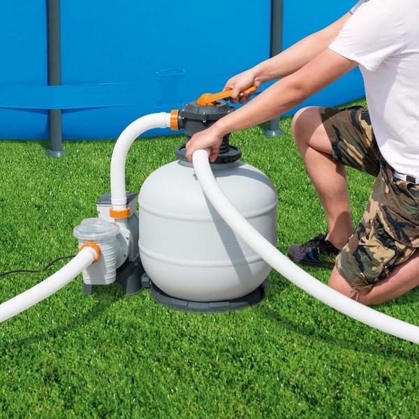 Compleet! Bestway zwembad 366 x100 incl zandfilterpomp etc