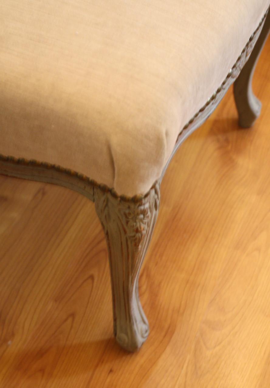 Poef voetenbankje krukje brocante style