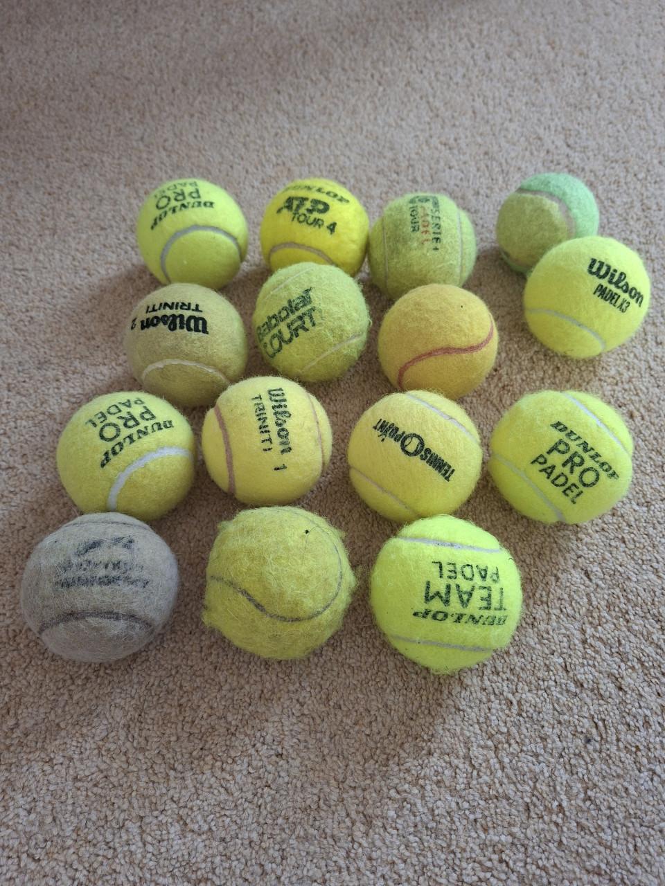 15 ballen voor de hond