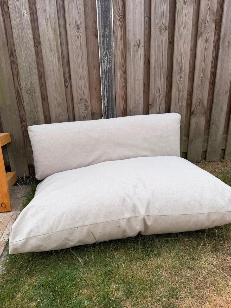 Palletkussens in prima staat