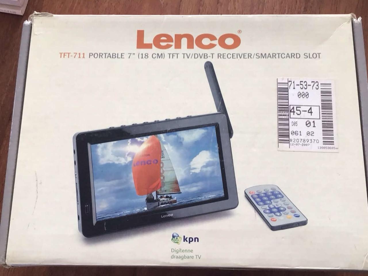 Lenco TFT-711 Draagbare TV - 7 inch (18 cm) met DVB-T