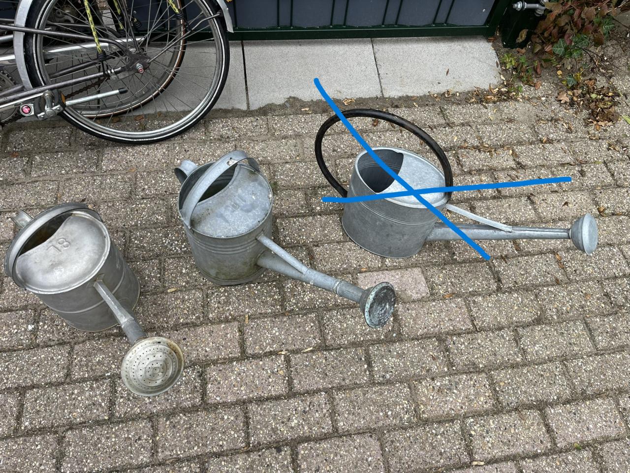 Gieters metaal verzinkt