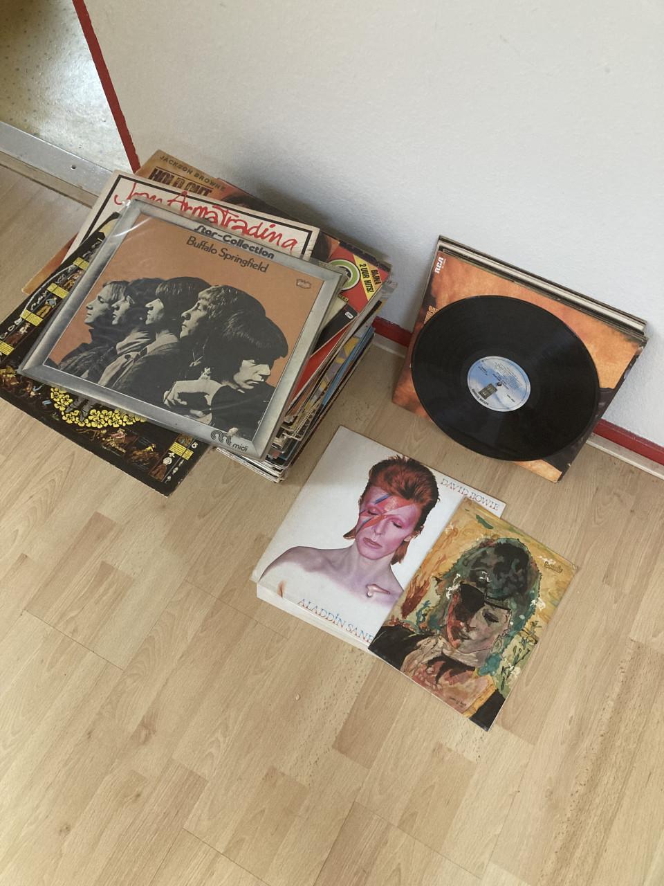 Lp's en singels en cd's