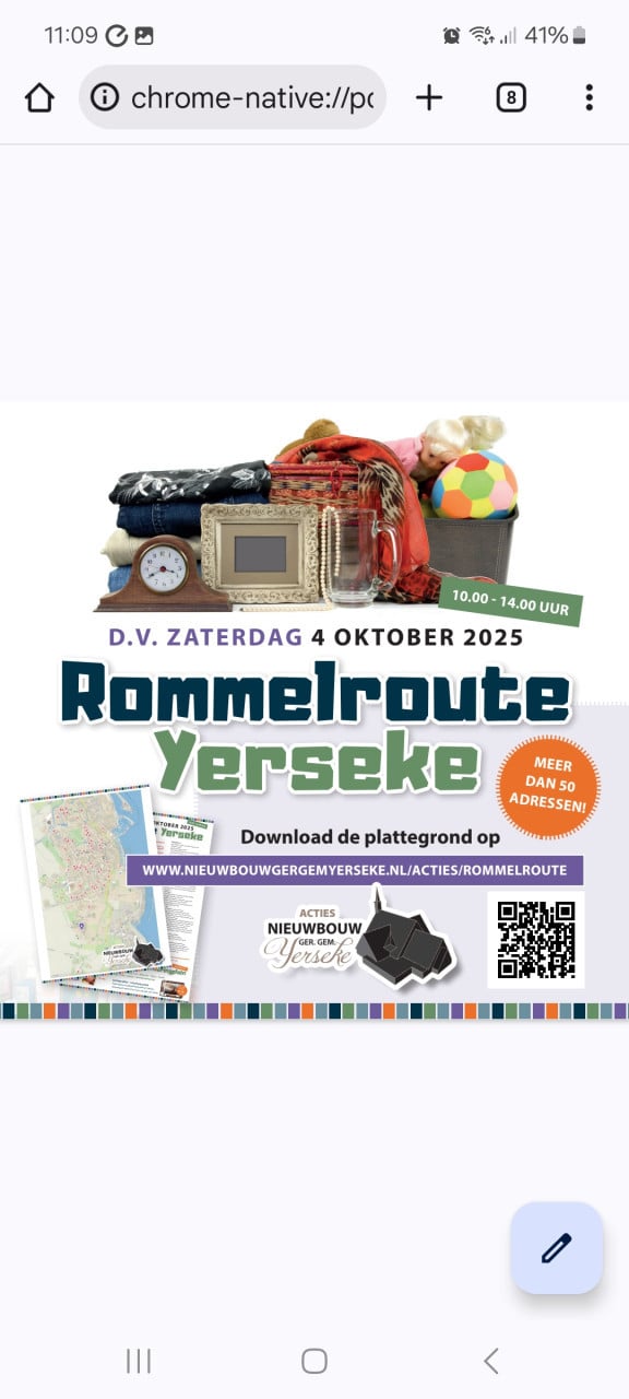 Rommelroute Yerseke Zaterdag 4 Oktober