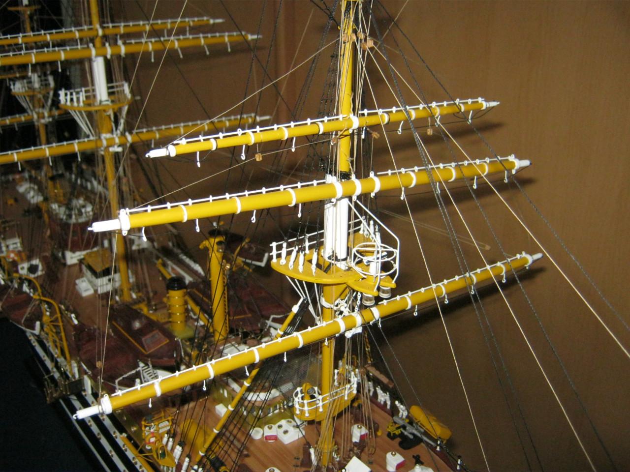 Scheepsmodel. AMERICO VESPUCCI.