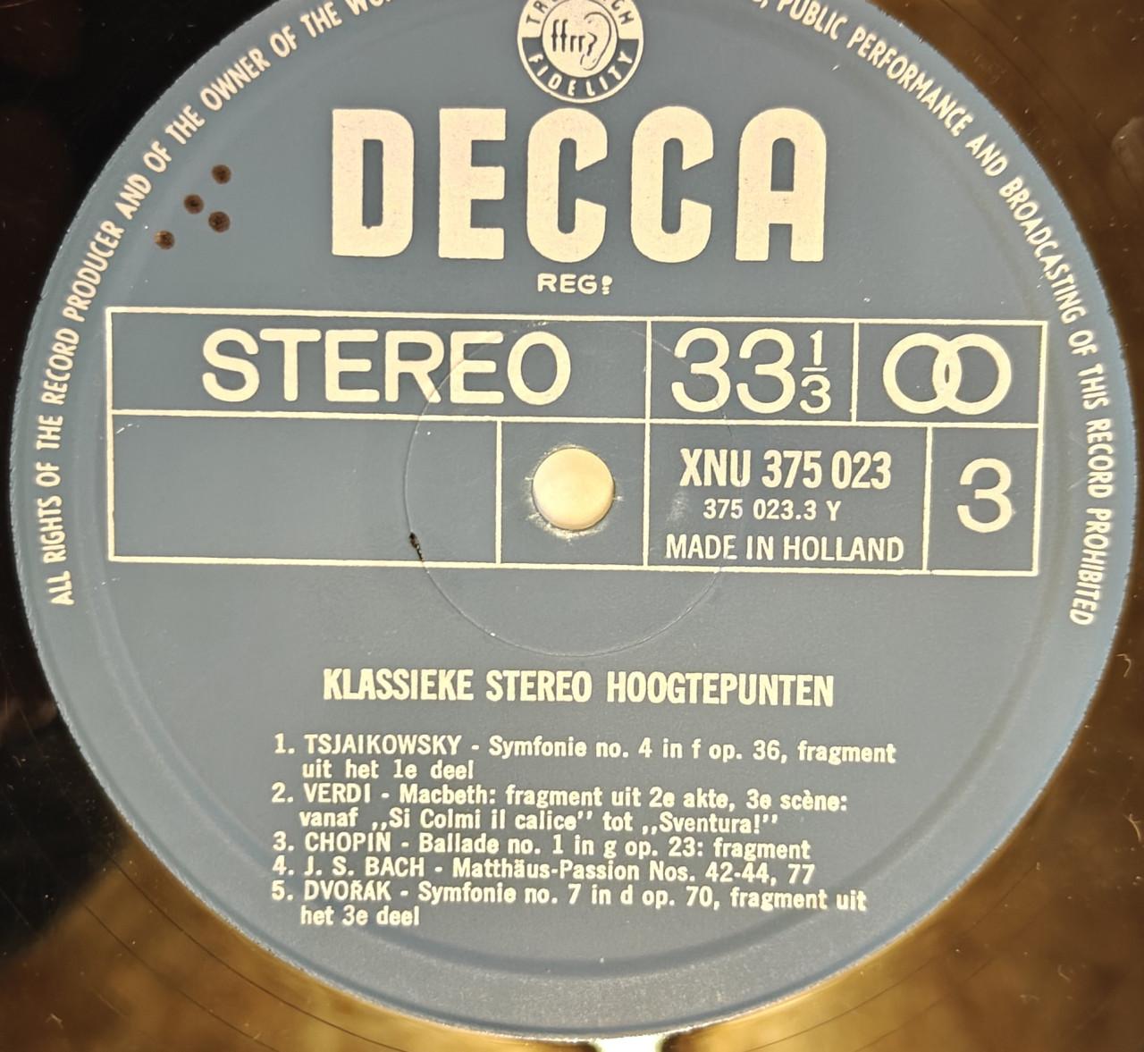 Te Koop LP Stereo Testset LP’s