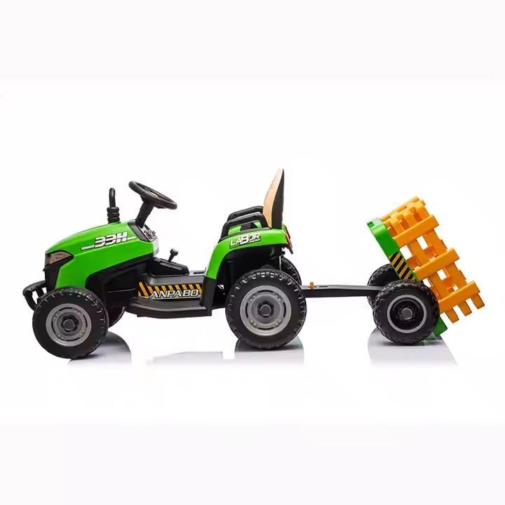 Elektrische Kindertractor 12V – Speelgoedtractor | Groen