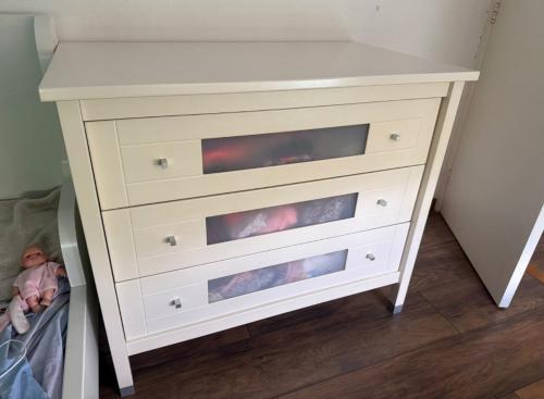 Commode en baby bed