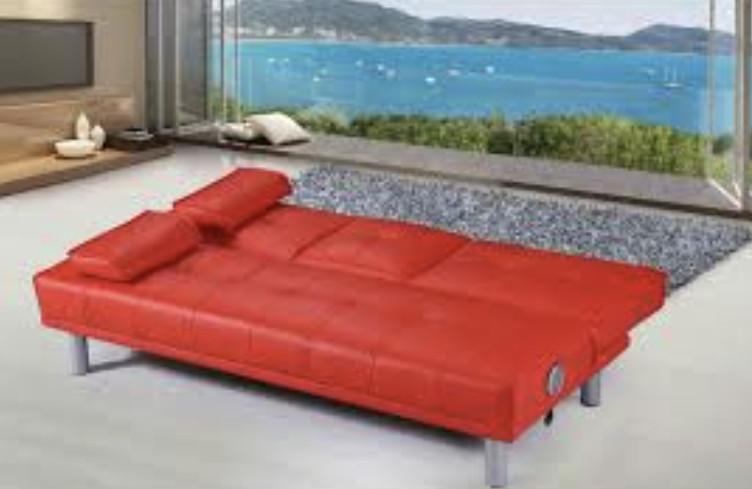 Stoere design (slaap) bank voor de mancave/gameroom