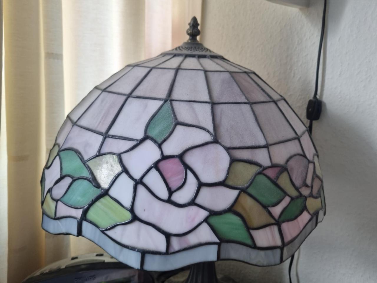 "Tiffany" style lamp... & .....Glas in lood lamp.....3 x