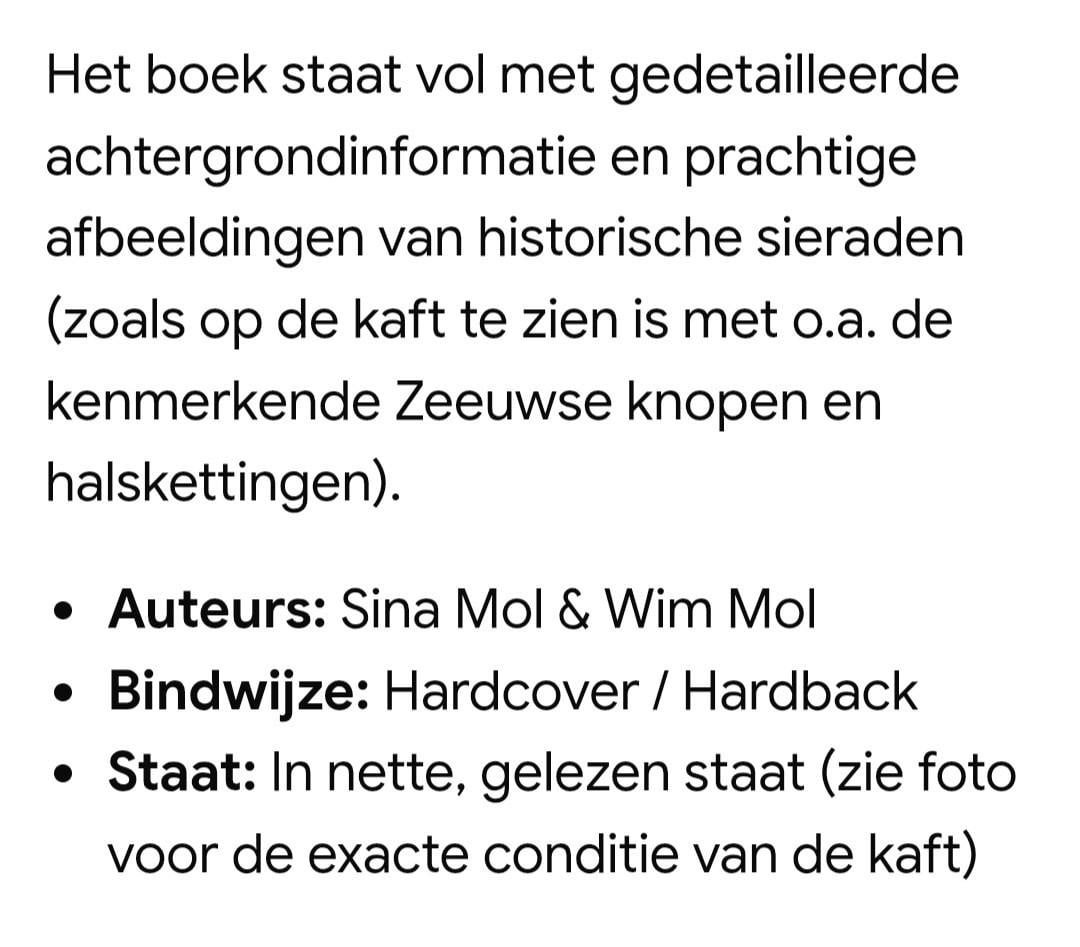Boek: streeksieraden in Zeeland