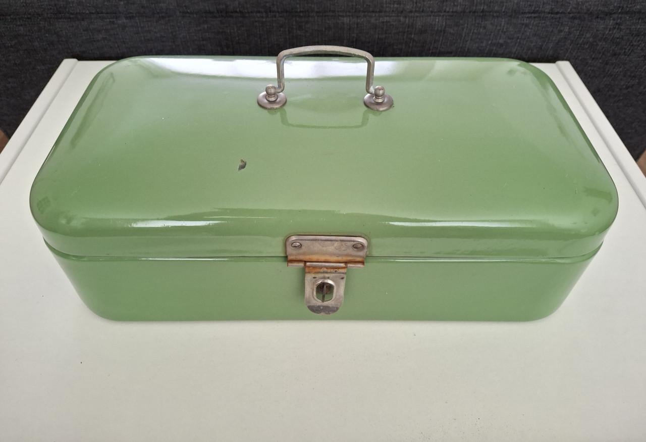 Reseda emaille broodtrommel