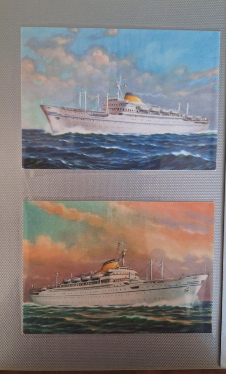 Postkaart / ansichtkaart oude schepen