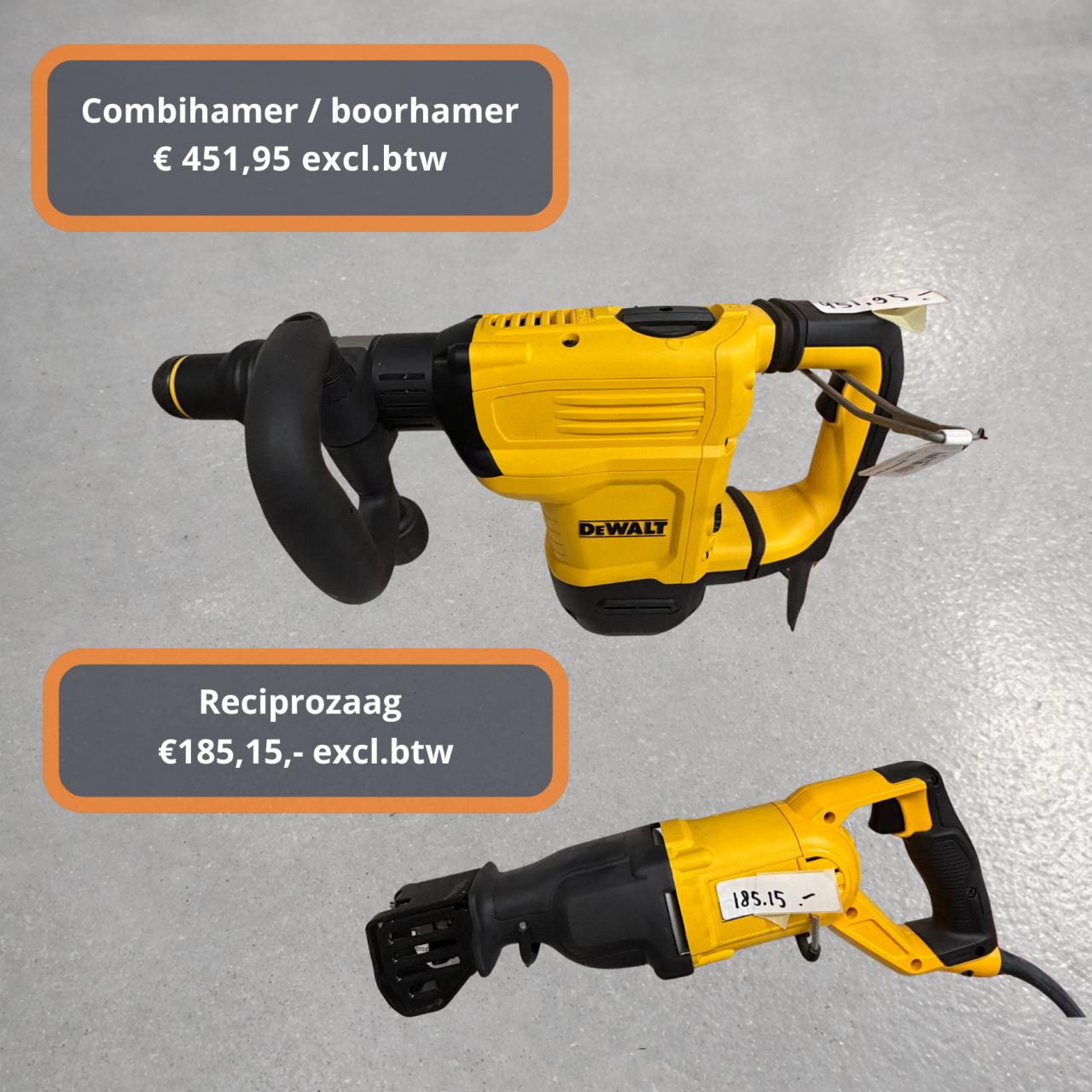 OPRUIMING -> DeWALT gereedschap bij Bouwpartner de Jonge!