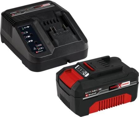 Einhell 18 V/4.0 Ah Power X-Change - 1x 4.0 Ah Accu en snellader -