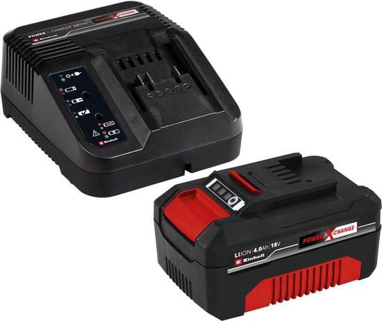 Einhell 18 V/4.0 Ah Power X-Change - 1x 4.0 Ah Accu en snellader -