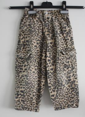 Panterprint broek  maat 110
