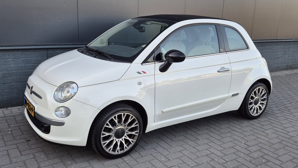 Fiat 500 C 1.2 lounge *cabrio*airco*parkeersensoren*lmv*ecc*